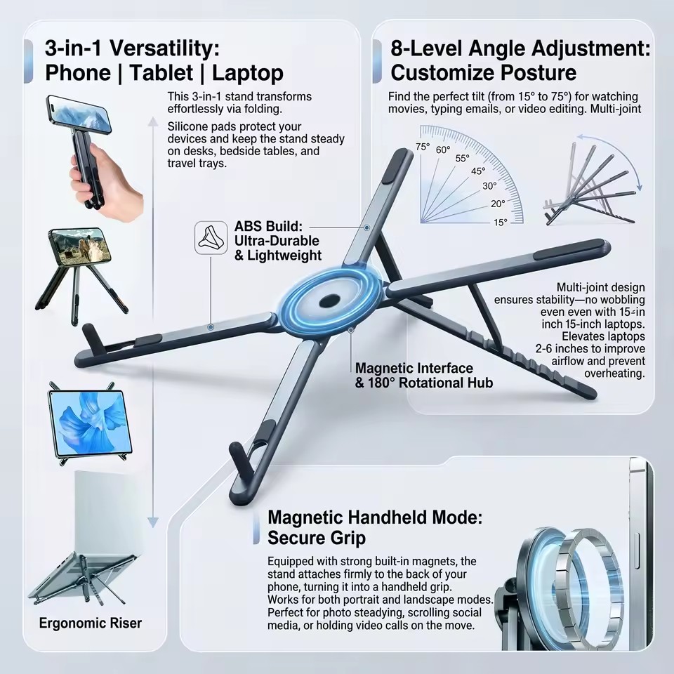 Портативный магнитный держател – обзор и цена Tablet Holder Accessories