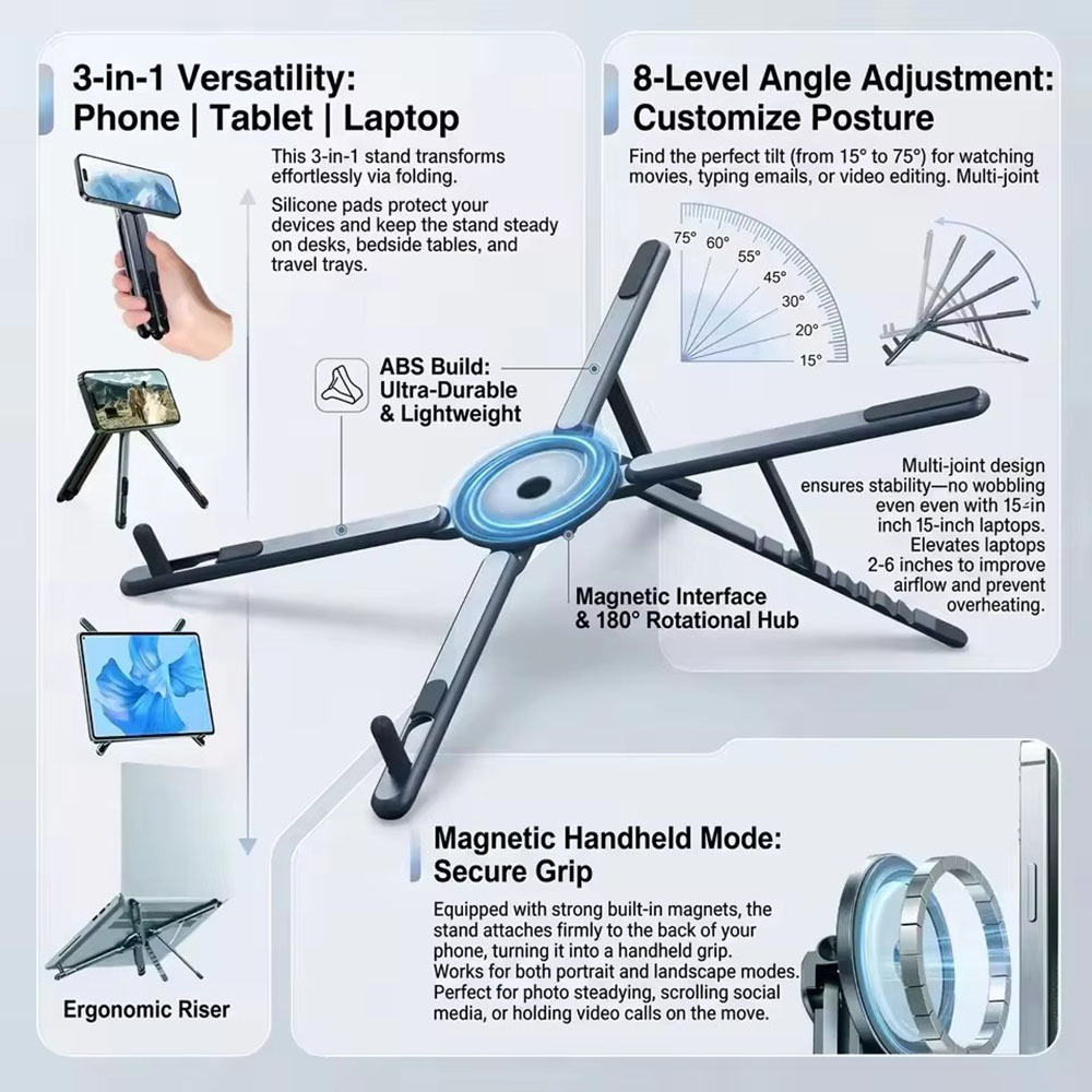 Портативный магнитный держател – обзор и цена Tablet Holder Accessories