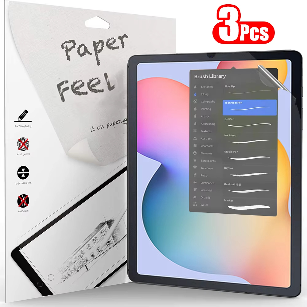 3 шт. бумажная защитная пленка – обзор и цена Samsung Tablet S10 Accessories